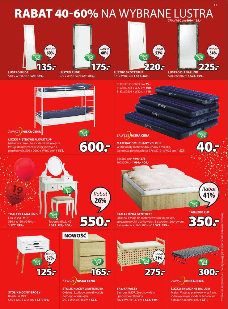 Gazetka promocyjna Jysk str. 13