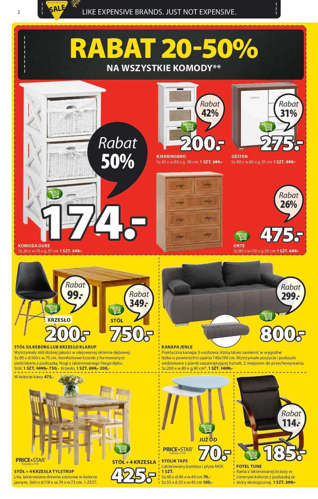Gazetka promocyjna Jysk str. 2
