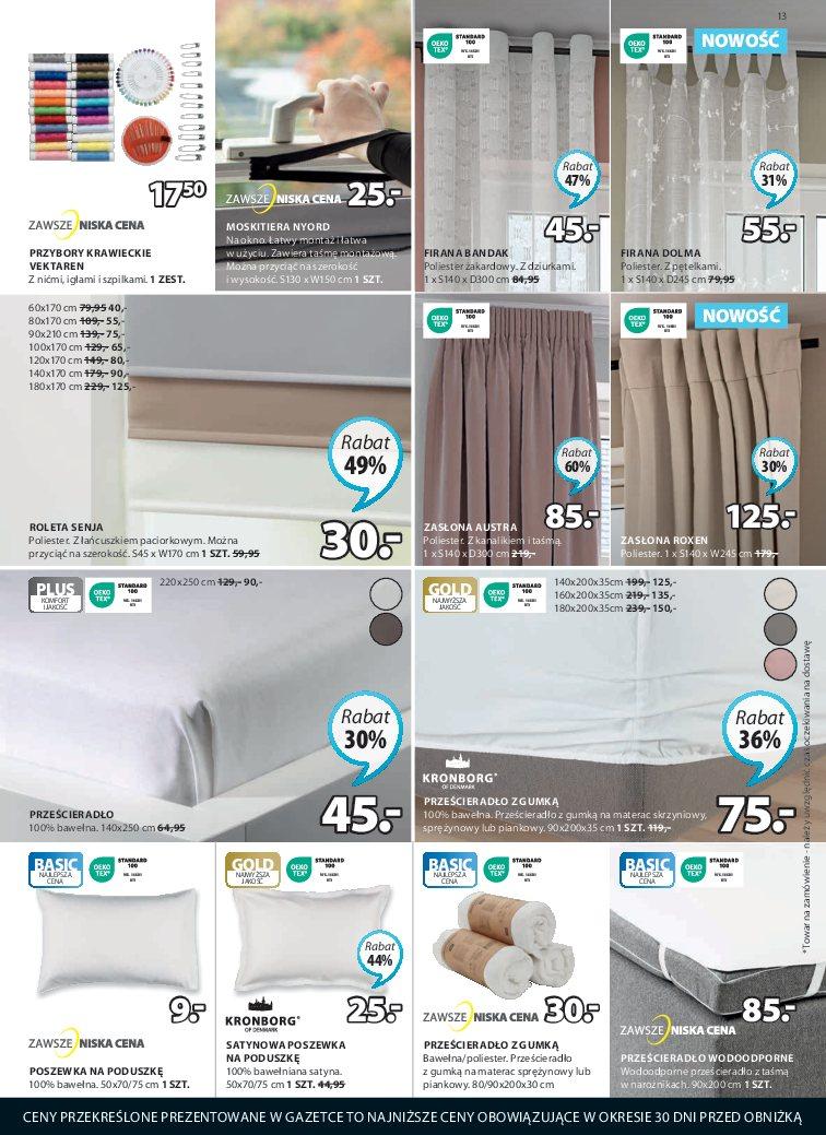 Gazetka promocyjna Jysk str. 13