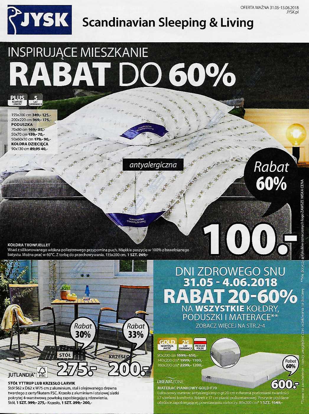 Gazetka promocyjna Jysk str. 1