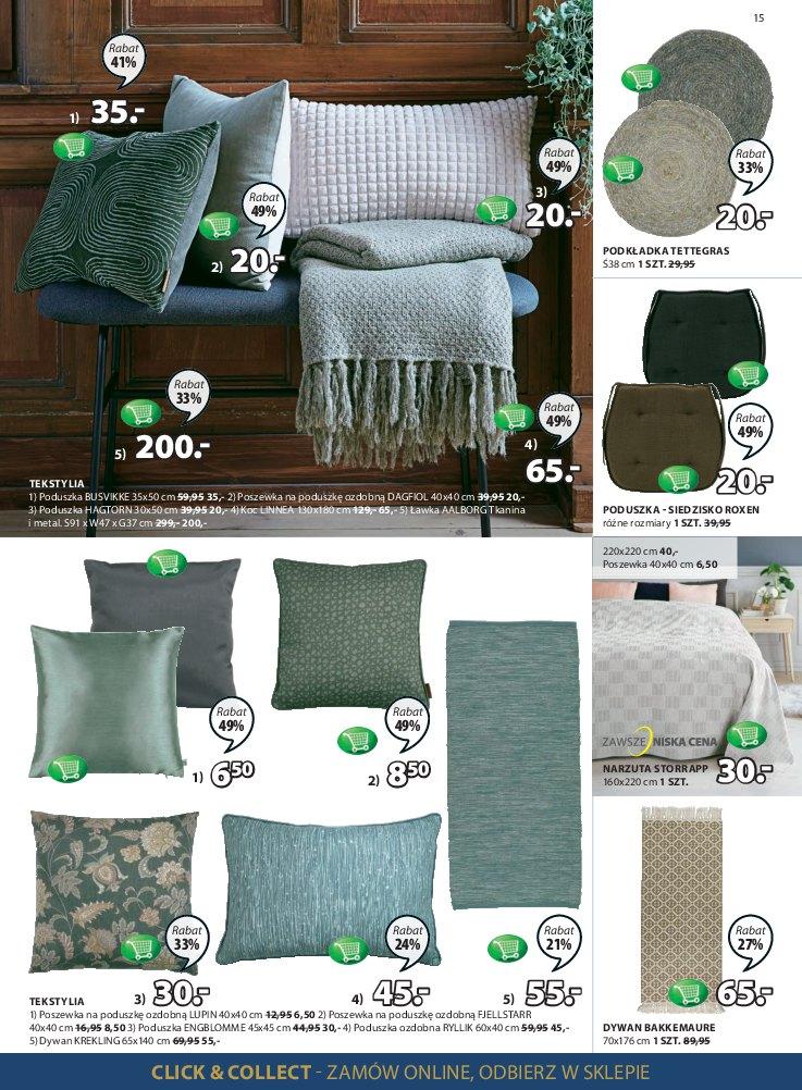 Gazetka promocyjna Jysk str. 15