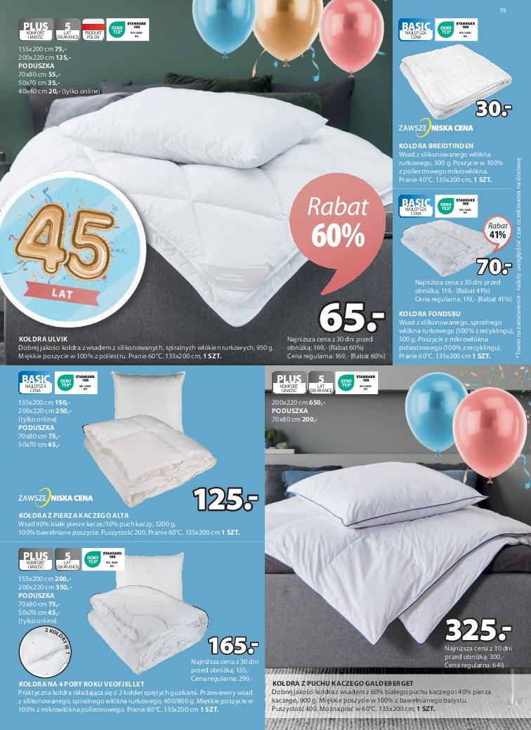 Gazetka promocyjna Jysk str. 19