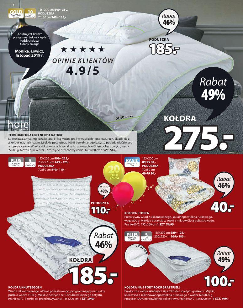 Gazetka promocyjna Jysk str. 16