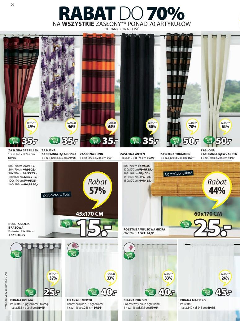 Gazetka promocyjna Jysk str. 20