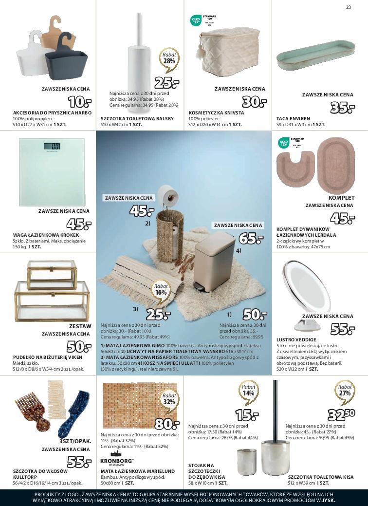 Gazetka promocyjna Jysk str. 23