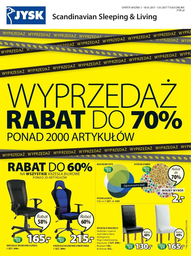 Gazetka promocyjna Jysk str. 1