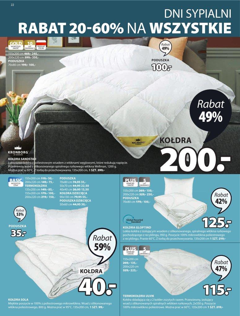 Gazetka promocyjna Jysk str. 22