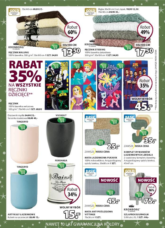Gazetka promocyjna Jysk str. 23