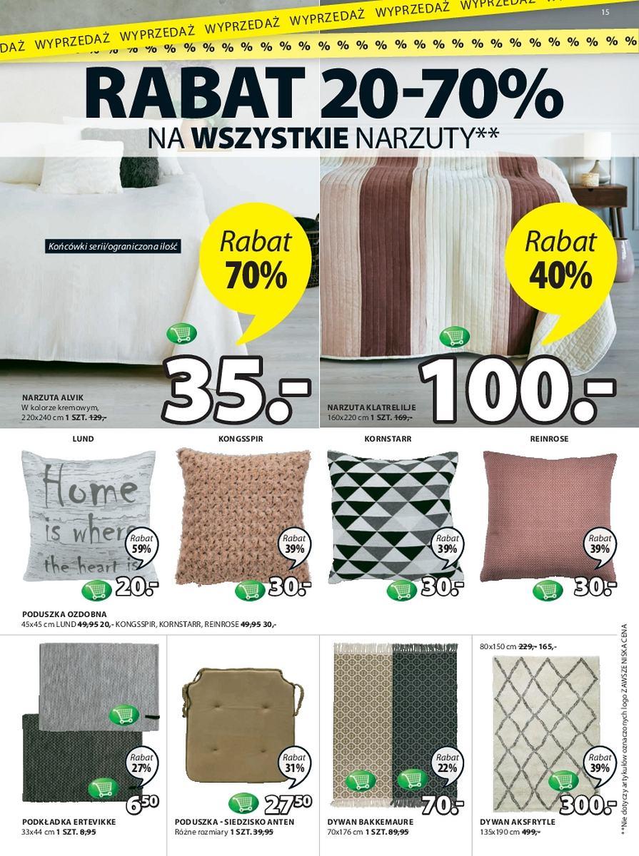 Gazetka promocyjna Jysk str. 15