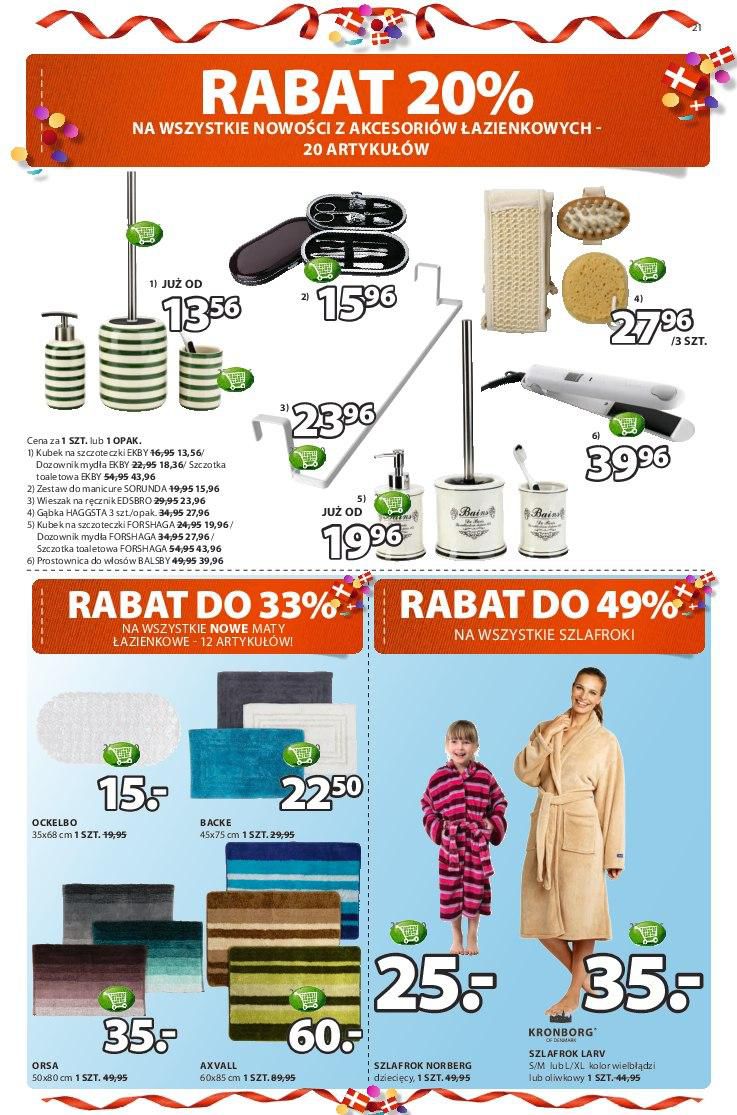 Gazetka promocyjna Jysk str. 21