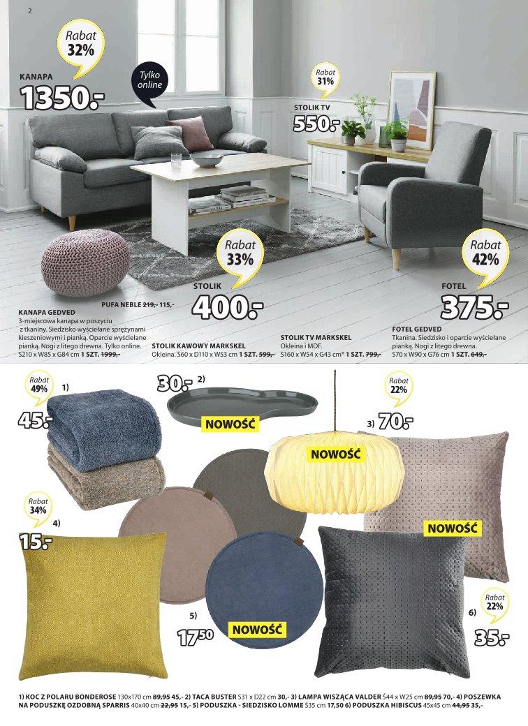 Gazetka promocyjna Jysk str. 2