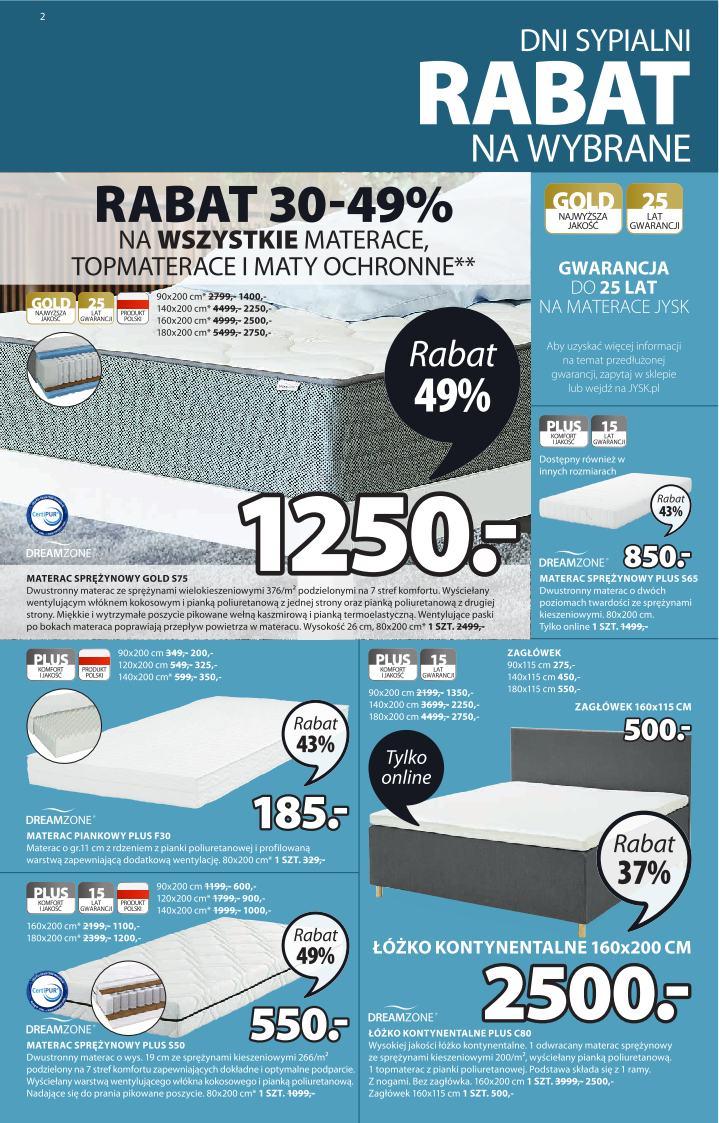 Gazetka promocyjna Jysk str. 2