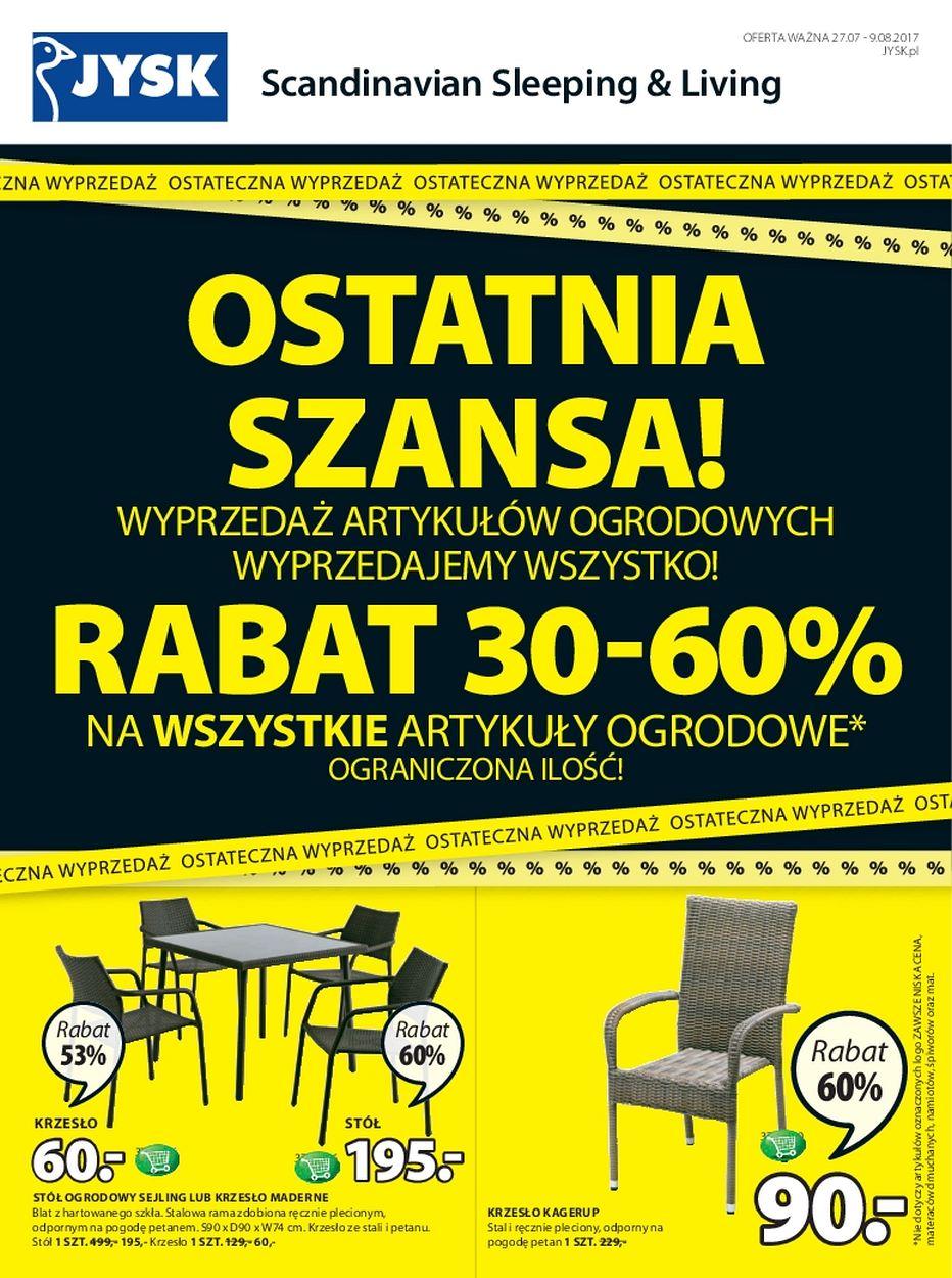 Gazetka promocyjna Jysk str. 1