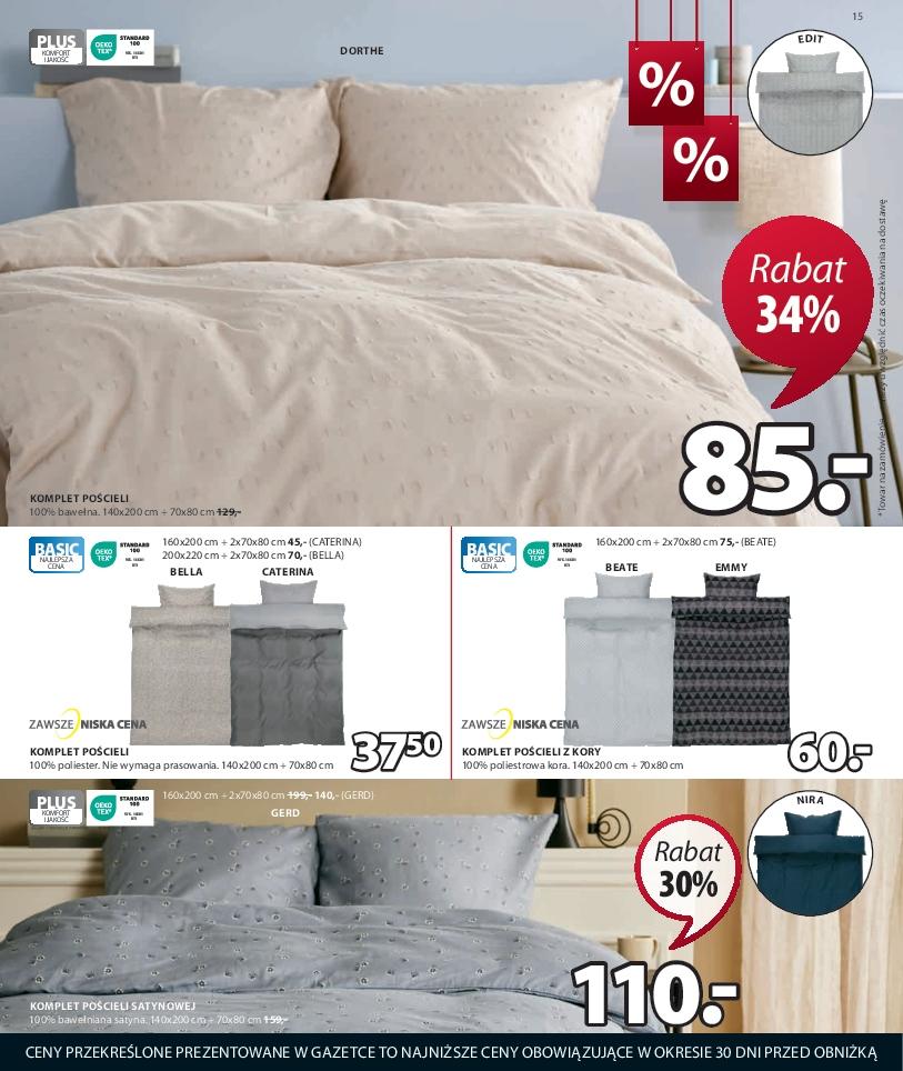 Gazetka promocyjna Jysk str. 15