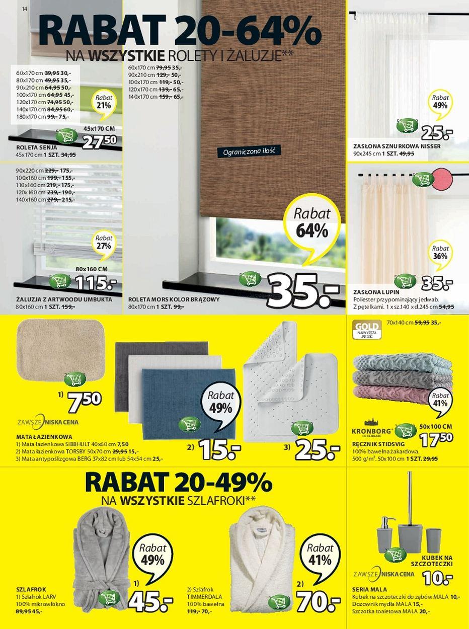 Gazetka promocyjna Jysk str. 14