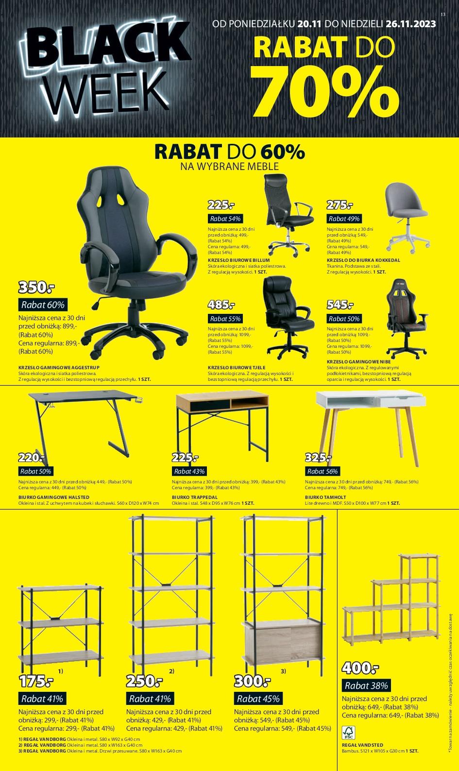 Gazetka promocyjna Jysk str. 13