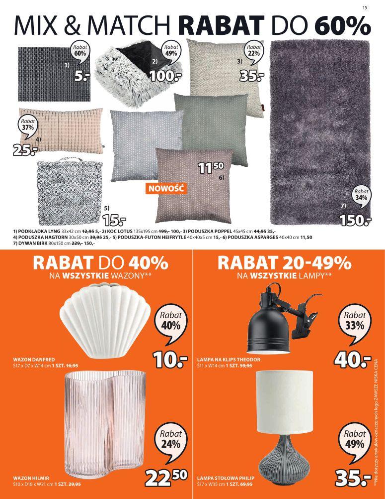 Gazetka promocyjna Jysk str. 15