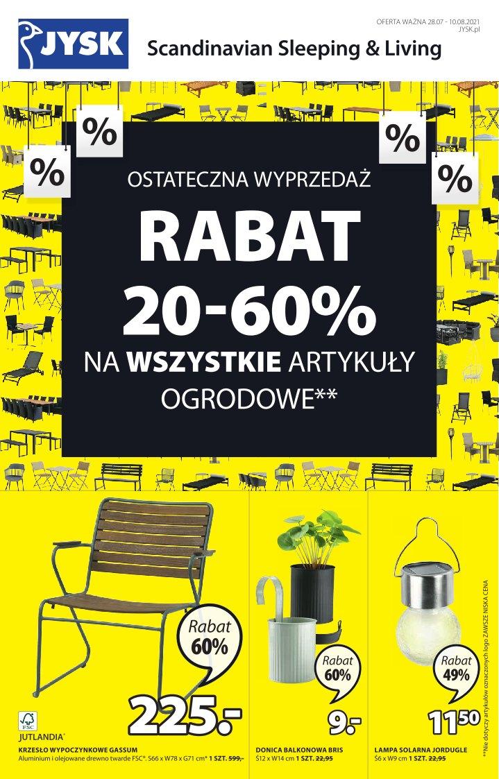 Gazetka promocyjna Jysk str. 1