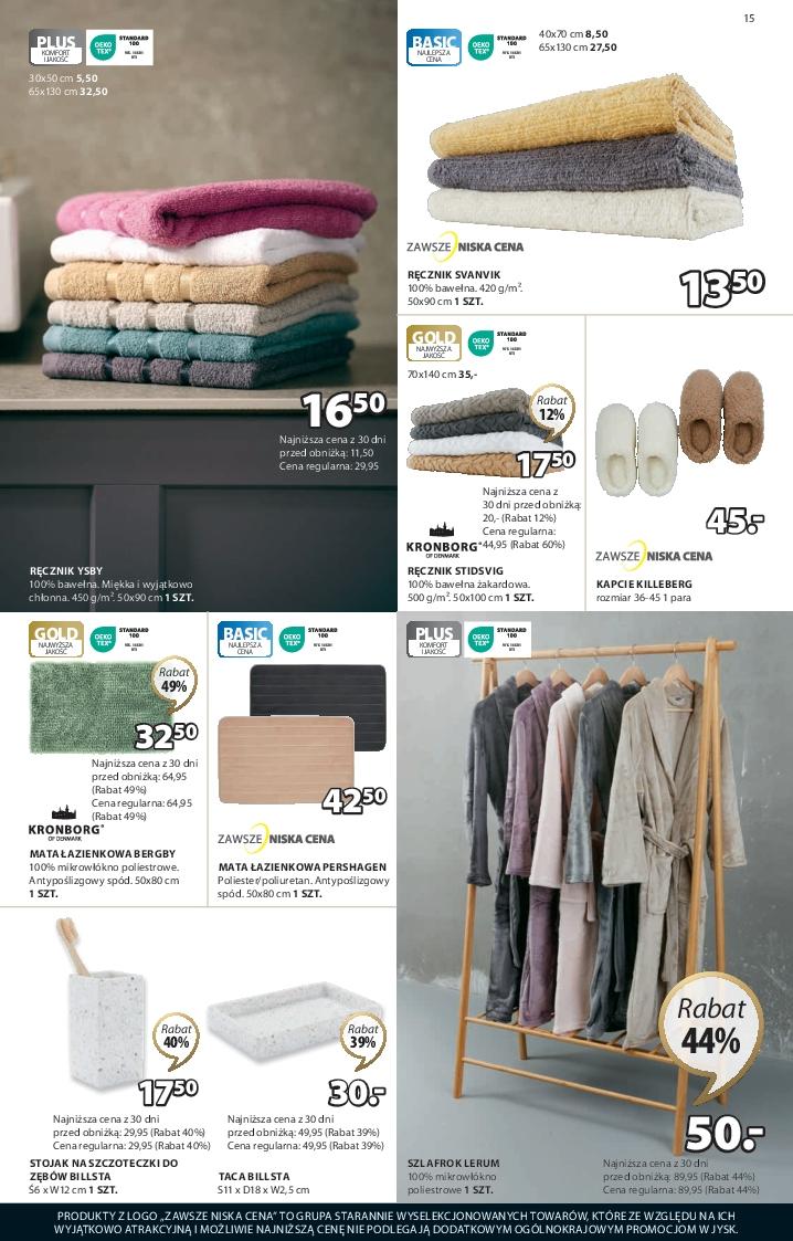Gazetka promocyjna Jysk str. 15