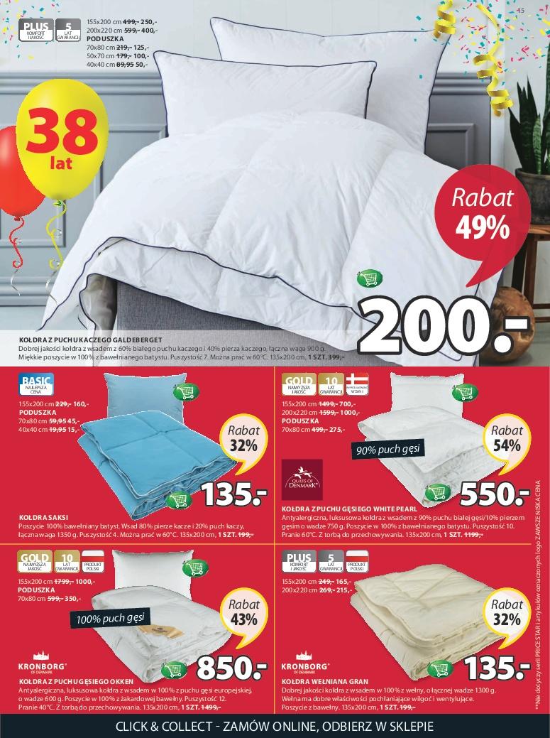 Gazetka promocyjna Jysk str. 15