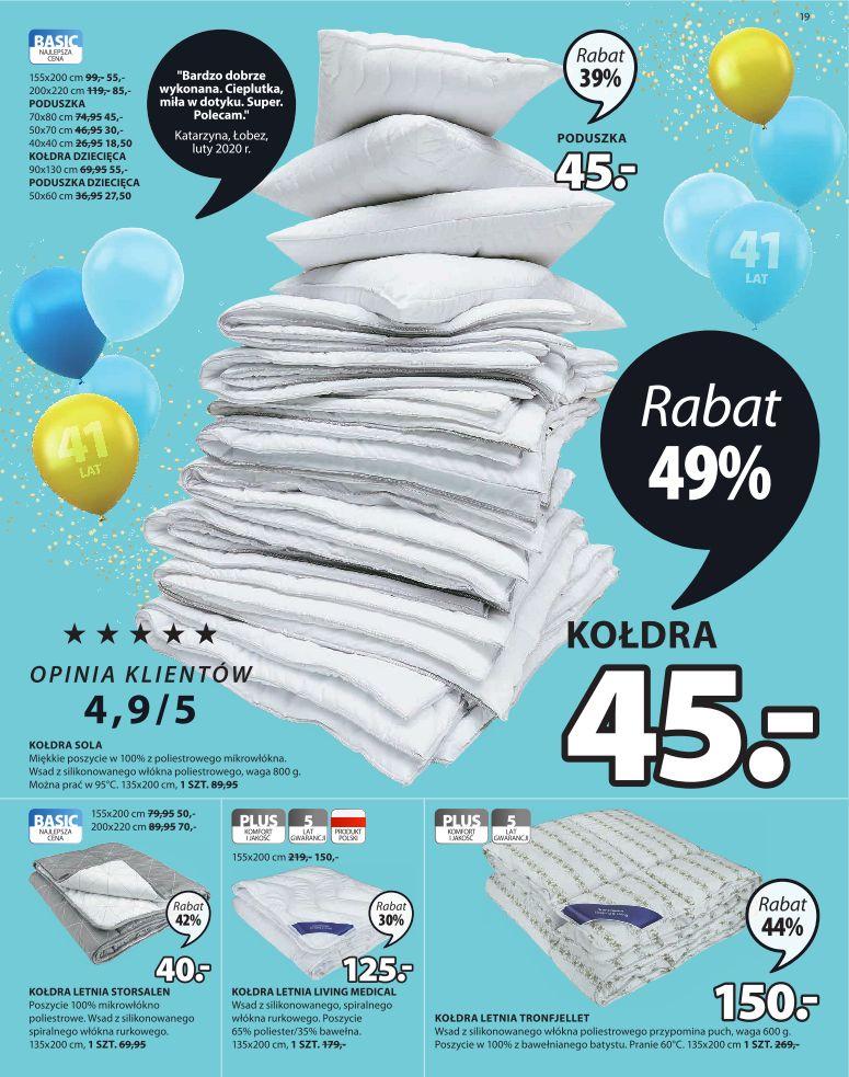 Gazetka promocyjna Jysk str. 19