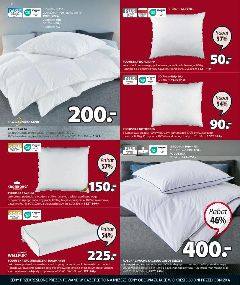Gazetka promocyjna Jysk str. 16