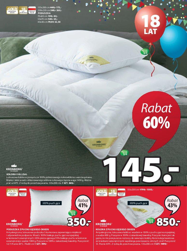 Gazetka promocyjna Jysk str. 15