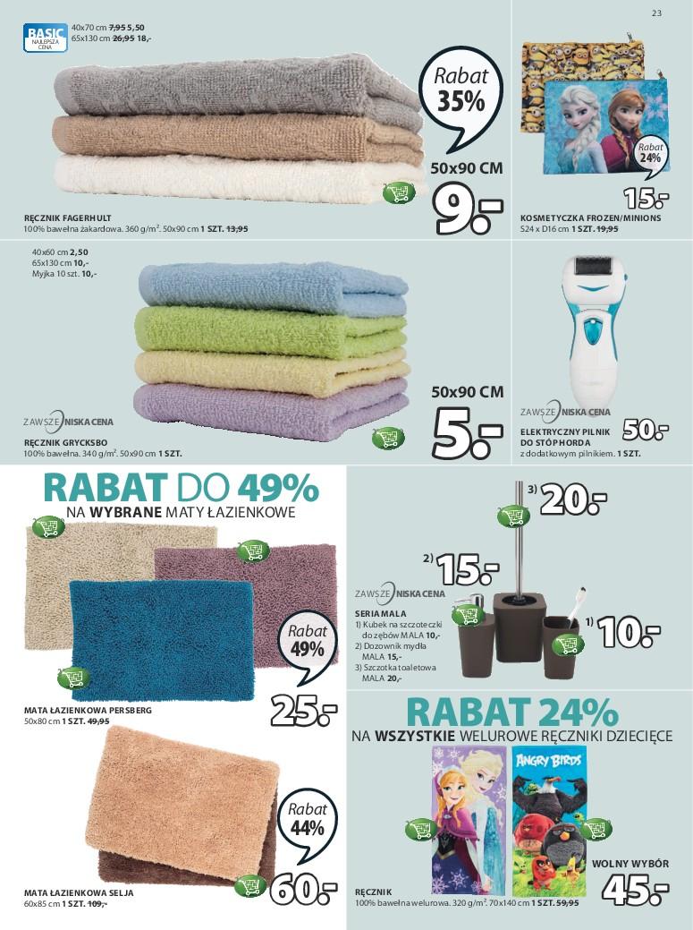 Gazetka promocyjna Jysk str. 23