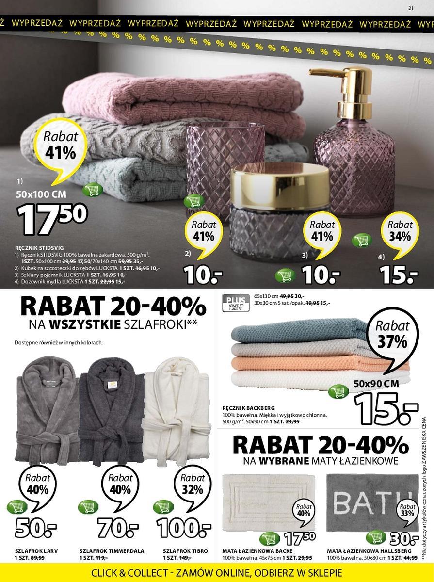 Gazetka promocyjna Jysk str. 21