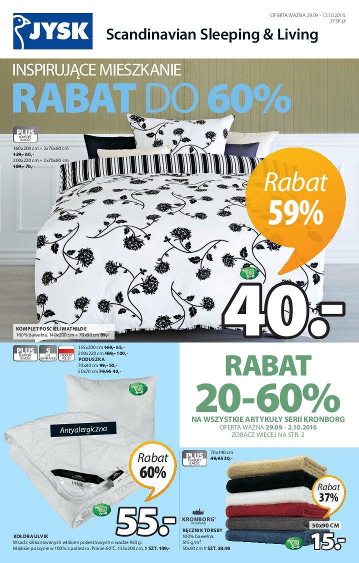 Gazetka promocyjna Jysk str. 1