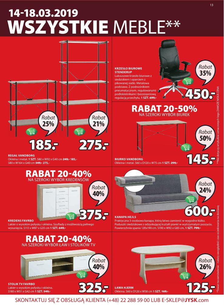 Gazetka promocyjna Jysk str. 13