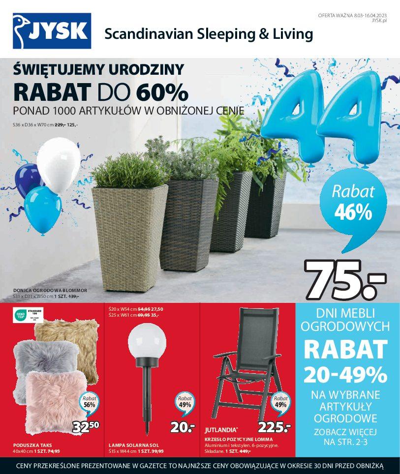 Gazetka promocyjna Jysk str. 1