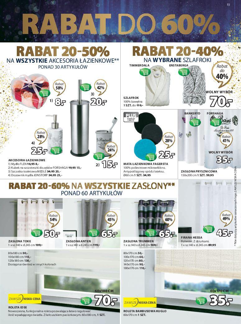Gazetka promocyjna Jysk str. 15
