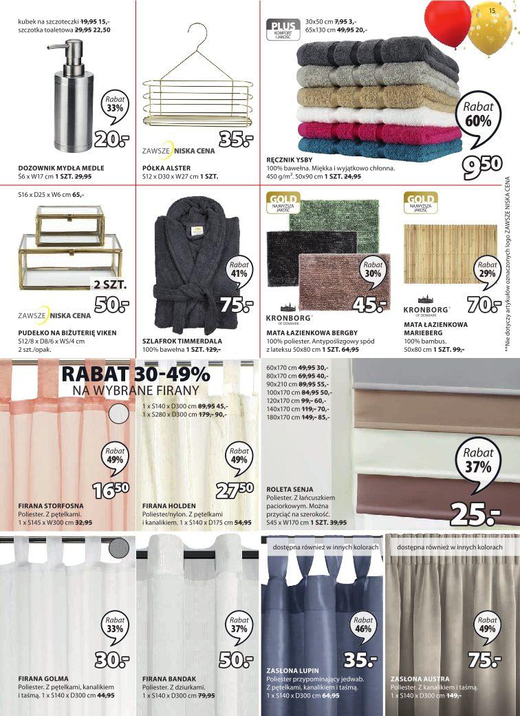 Gazetka promocyjna Jysk str. 15