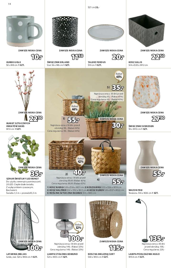 Gazetka promocyjna Jysk str. 14