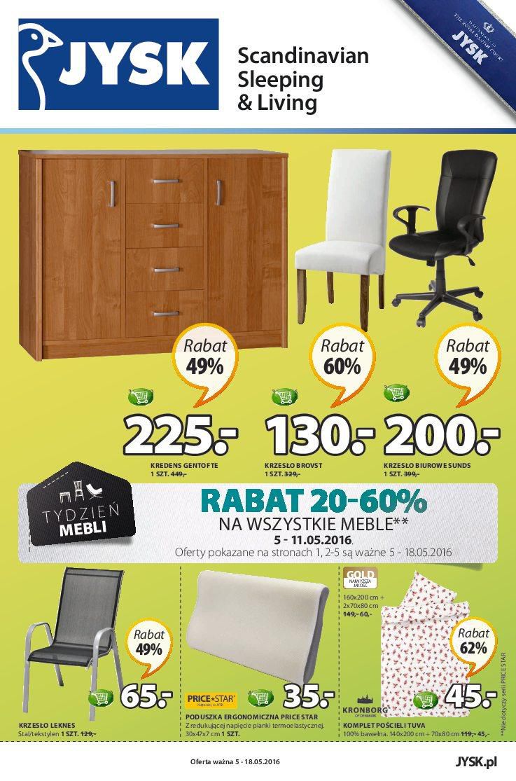 Gazetka promocyjna Jysk str. 1