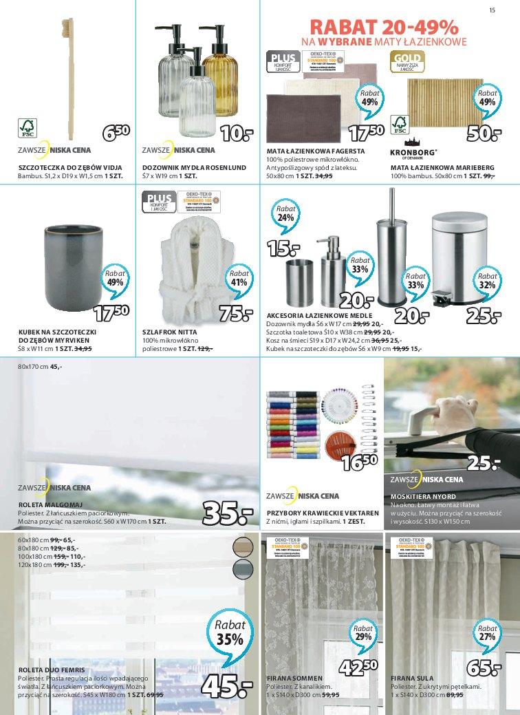 Gazetka promocyjna Jysk str. 15