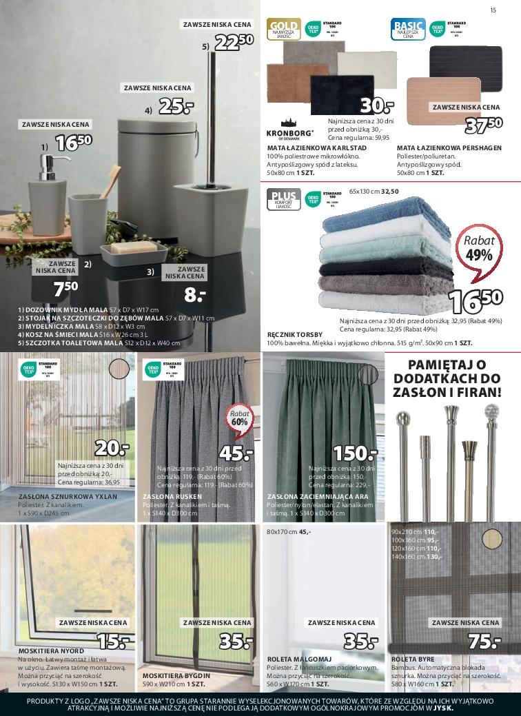 Gazetka promocyjna Jysk str. 15