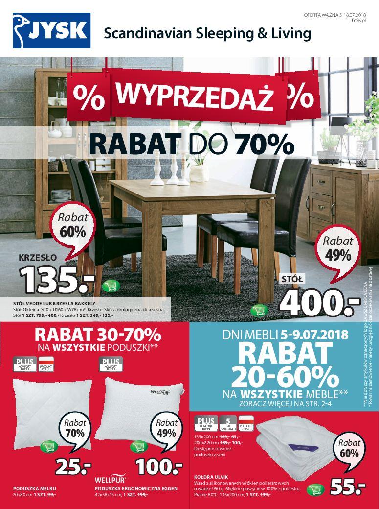 Gazetka promocyjna Jysk str. 1