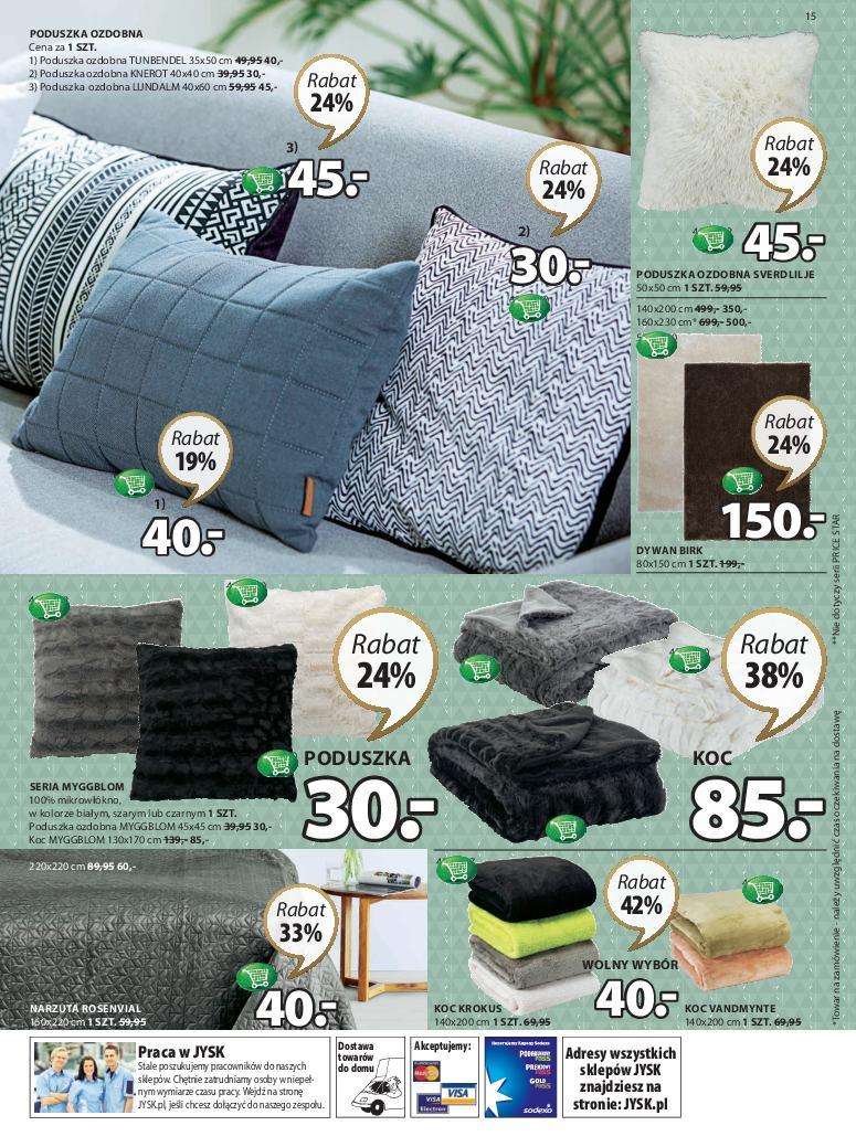 Gazetka promocyjna Jysk str. 15