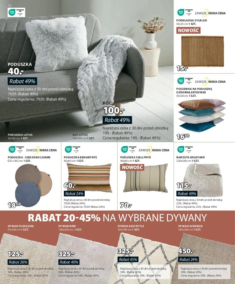 Gazetka promocyjna Jysk str. 12