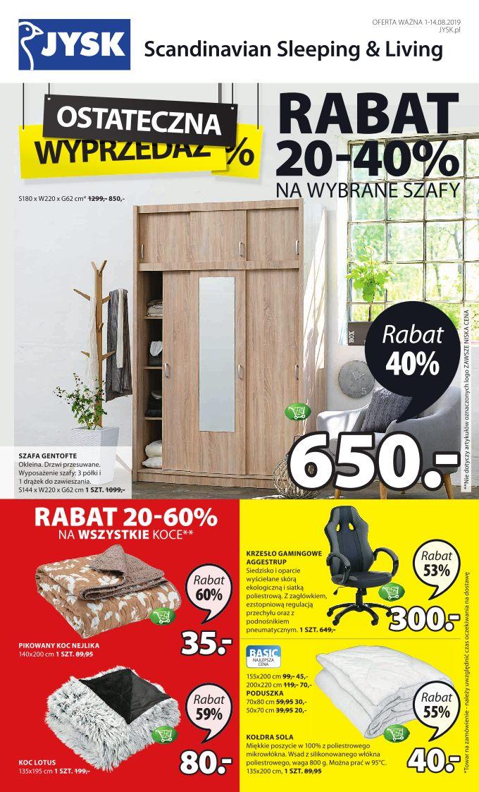 Gazetka promocyjna Jysk str. 1