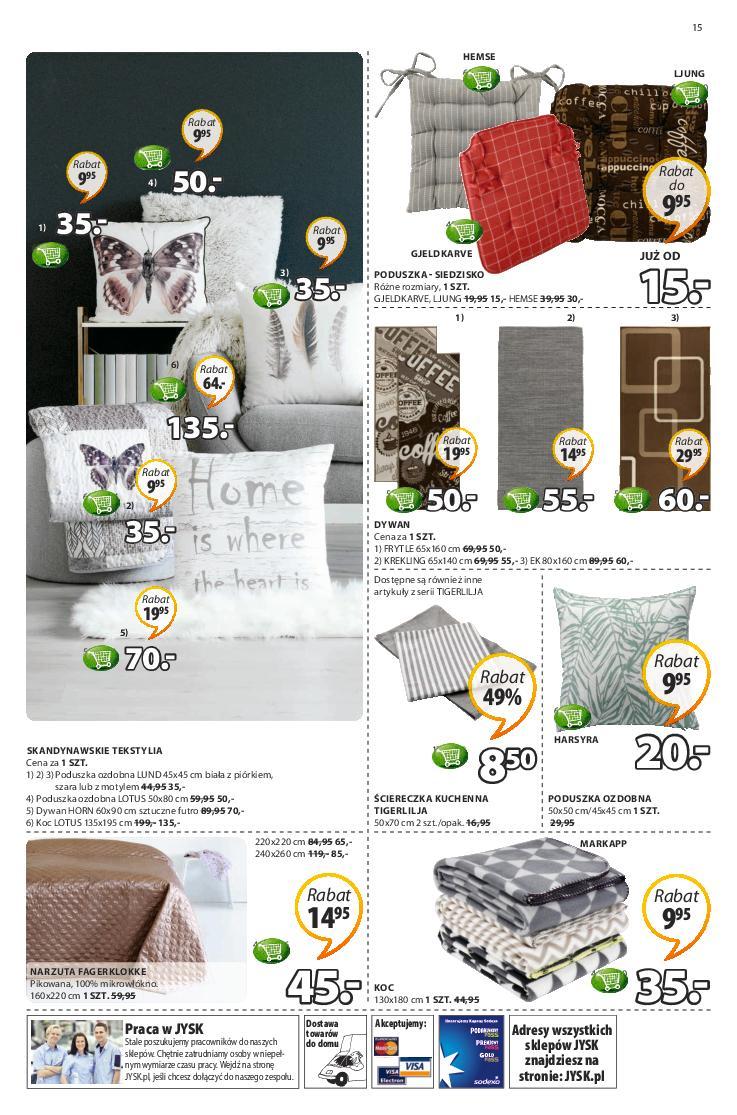 Gazetka promocyjna Jysk str. 15
