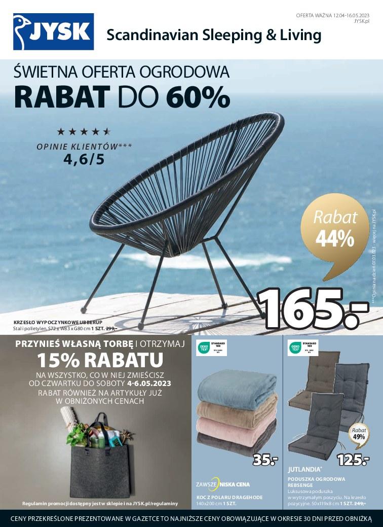 Gazetka promocyjna Jysk str. 1