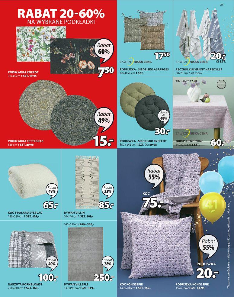 Gazetka promocyjna Jysk str. 21
