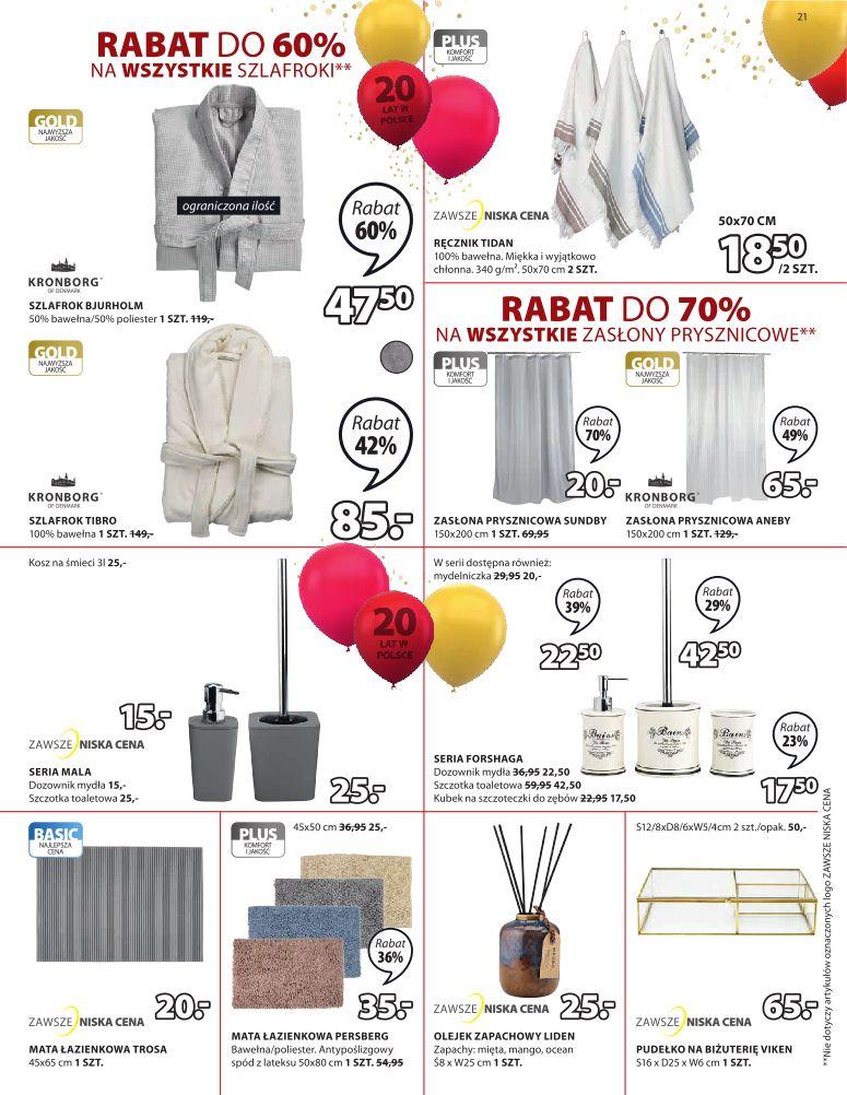 Gazetka promocyjna Jysk str. 21