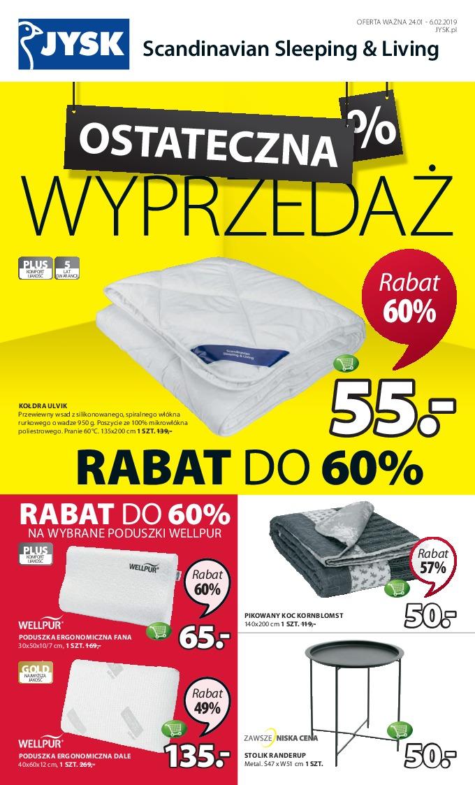 Gazetka promocyjna Jysk str. 1