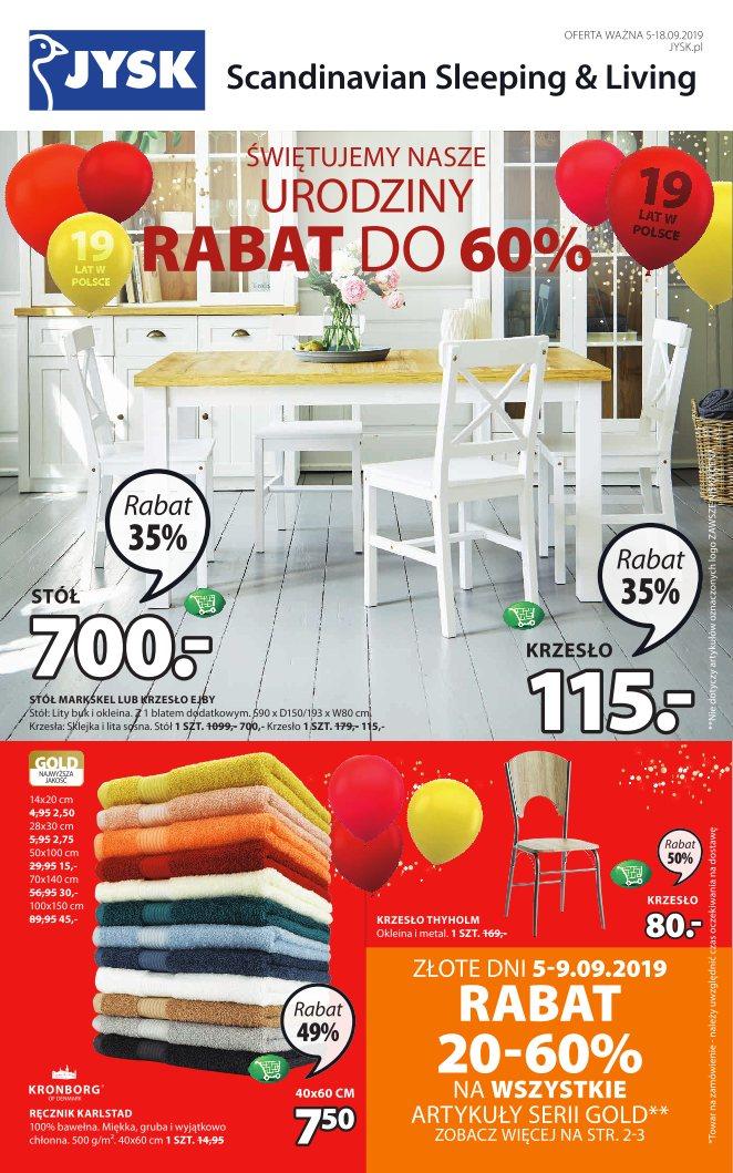 Gazetka promocyjna Jysk str. 1