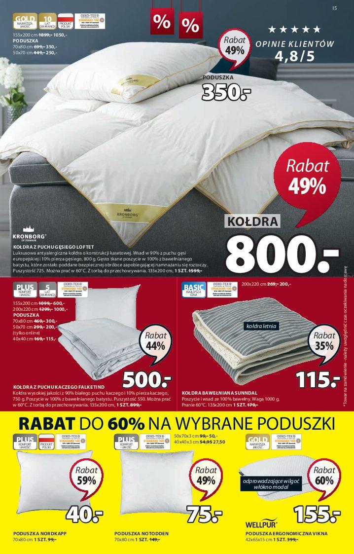Gazetka promocyjna Jysk str. 15