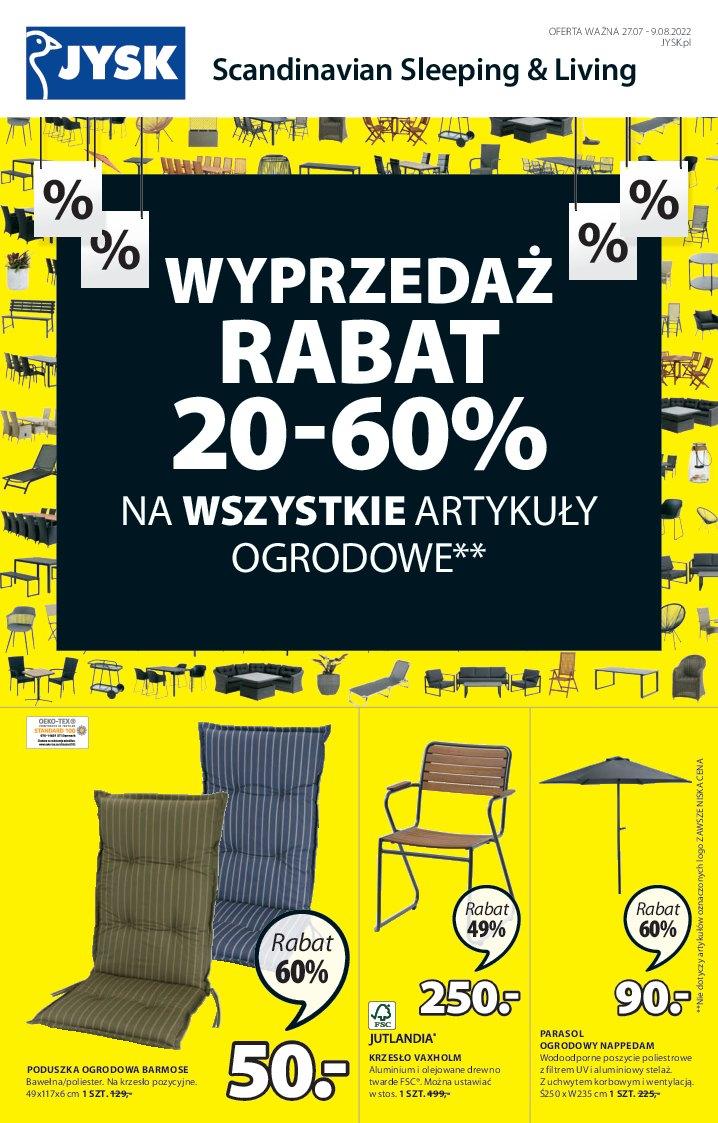 Gazetka promocyjna Jysk str. 1